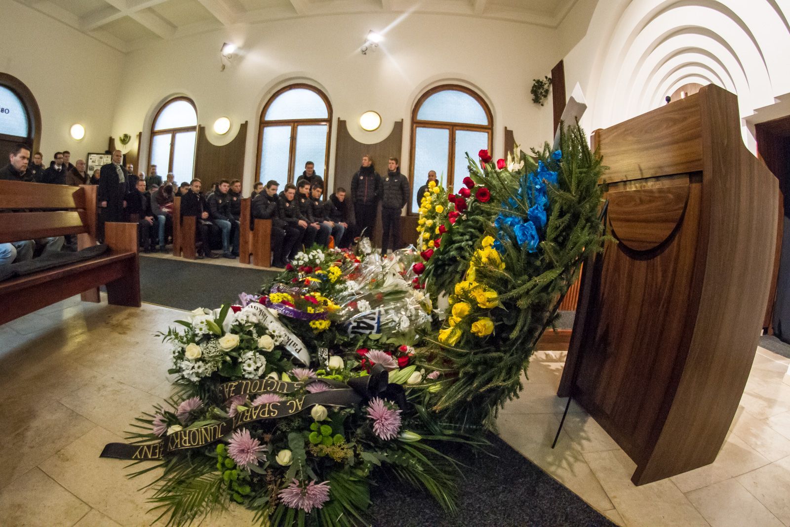 Pohřeb Pavla Srníčka