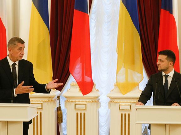 Český premiér Andrej Babiš a ukrajinský prezident Volodymyr Zelenskyj