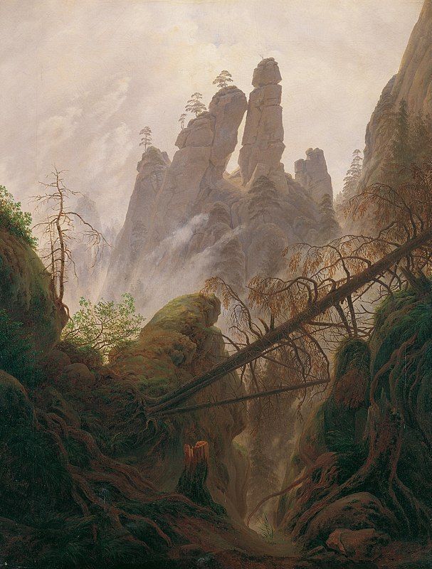 Caspar Friedrich, malba