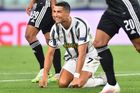 Cristiano Ronaldo v osmifinále LM Juventus - Lyon