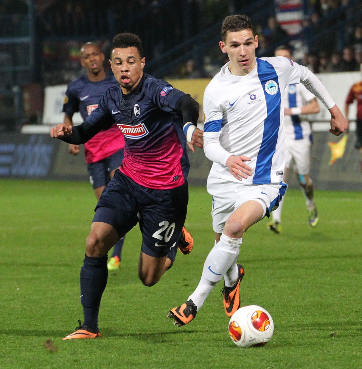 EL: Liberec - Freiburg (Pavelka, Coquelin)