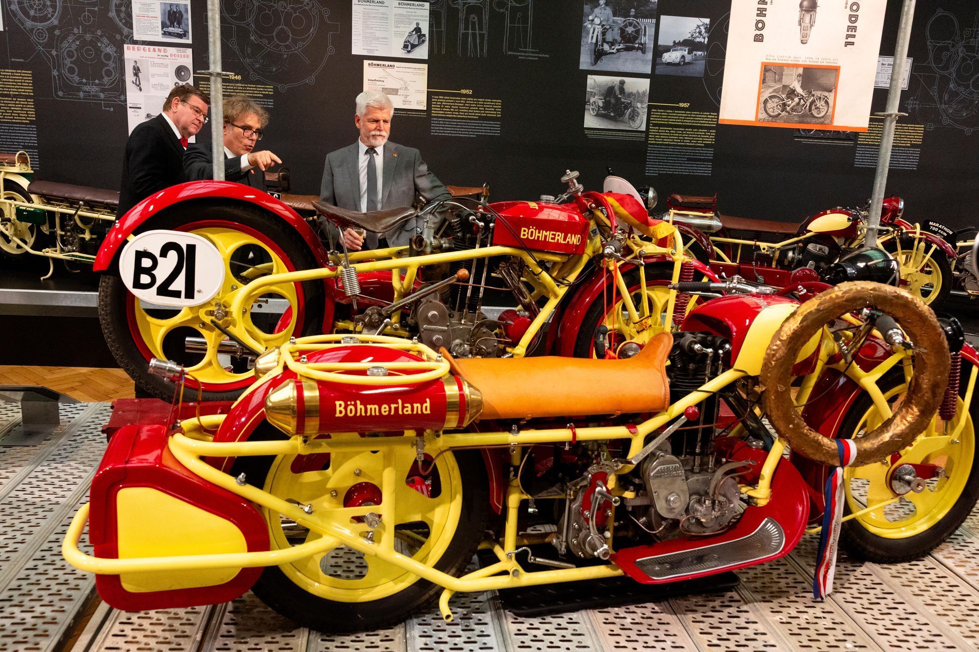 Otevření výstavy Čechie-Böhmerland Petr Pavel