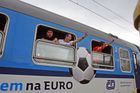 Pražský vlak na Euro vyprodán, z Brna téměř také