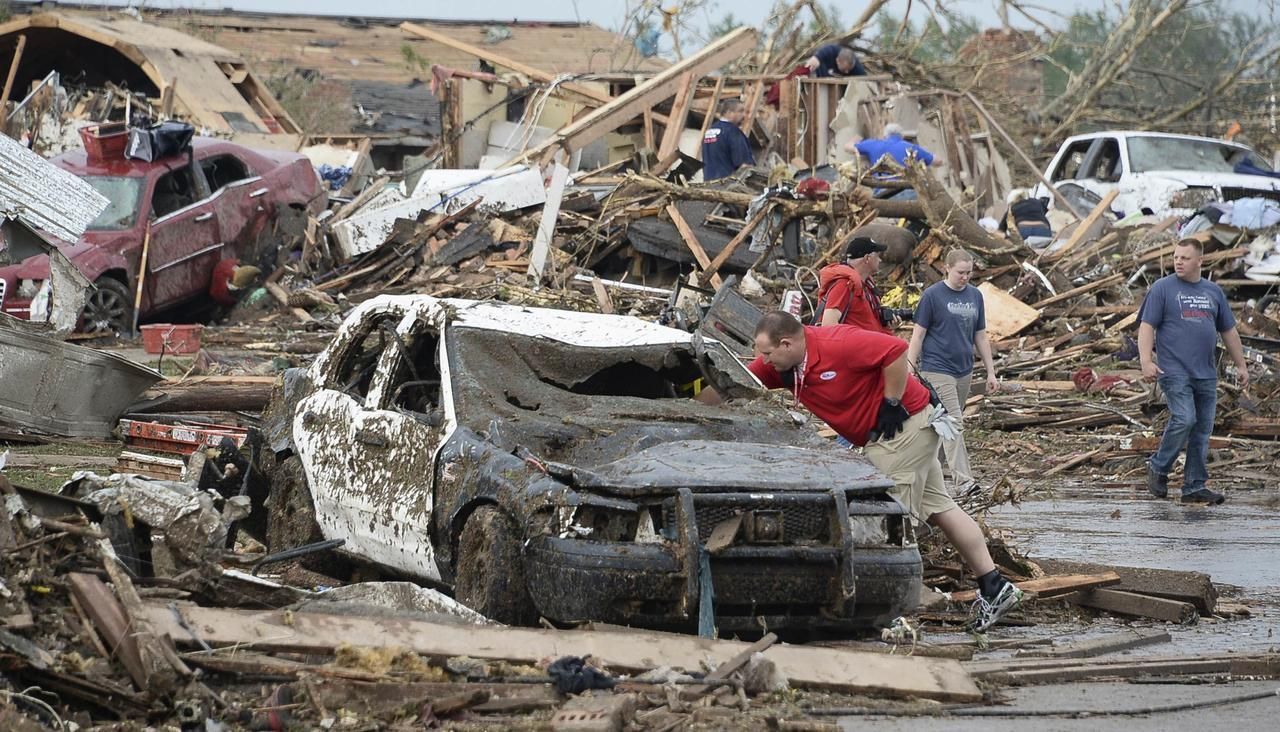 Oklahoma - tornádo - 20. května - Moore