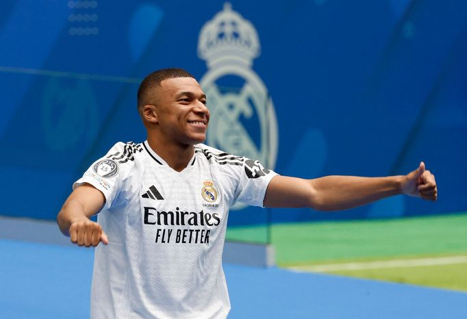 Kylian Mbappé poprvé v dresu Realu Madrid