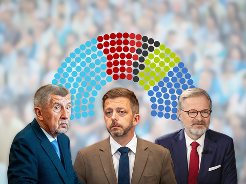 Průzkum průzkumů: Bitcoinová kauza má první oběť. Ovšem koalice Spolu to není