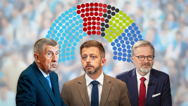 Průzkum průzkumů: Bitcoinová kauza má první oběť. Ovšem koalice Spolu to není