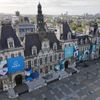 Paříž před olympiádou z dronu: pařížská radnice