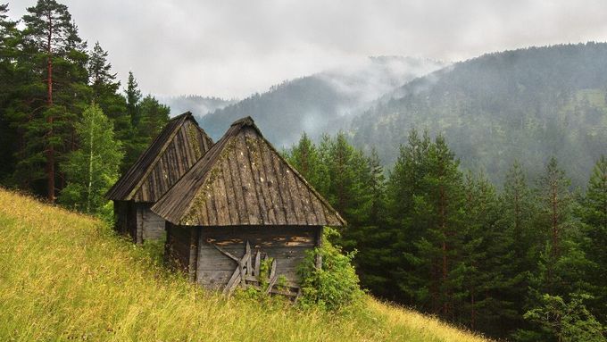 scenerie pohoří Zlatibor, Srbsko