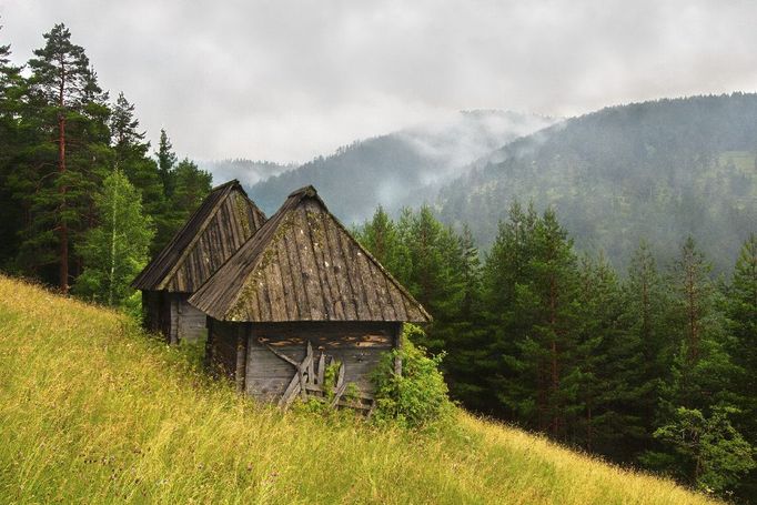 scenerie pohoří Zlatibor, Srbsko