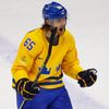 Švédko - Finsko: Erik Karlsson  slaví gól na 2:1