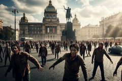 Záplava nemrtvých na Václaváku? Slavná hororová série se má točit v Praze