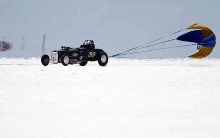 UTAH - 63.každoroční Bonneville SpeedWeek na Boneville Salt Flats u Wendoveru