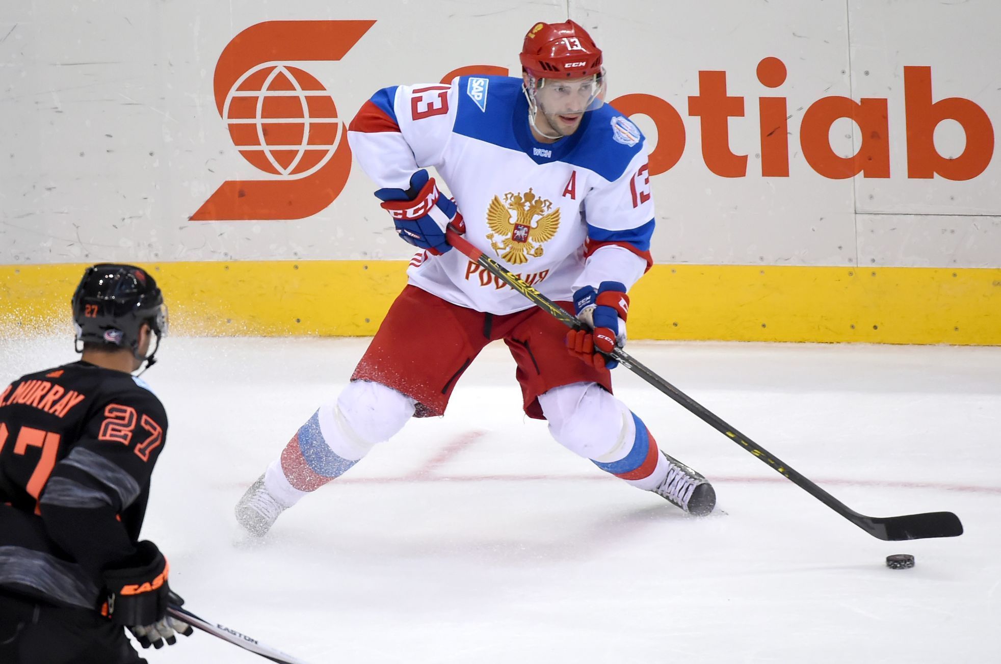 Pavel Dacjuk na hokejovém Světovém poháru 2016