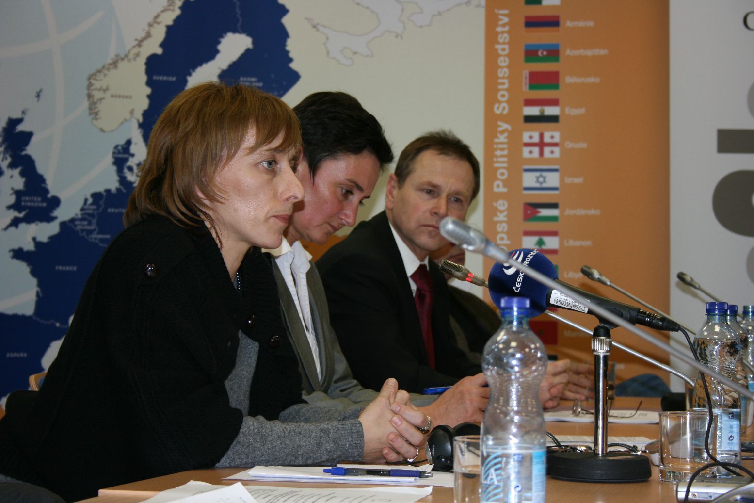 Oksana Čelyševová na pražském semináři o Rusku