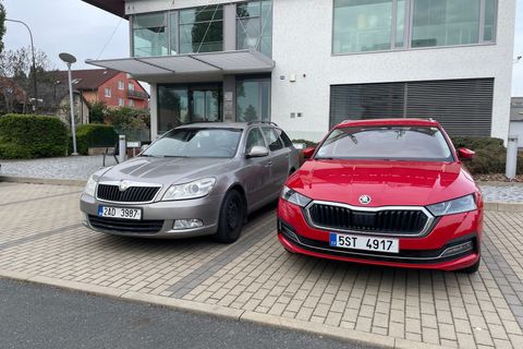 Dvě Škody Octavia reportáž HVO100