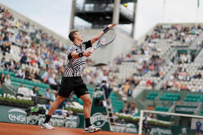 Tomáš Berdych v 2. kole French Open.