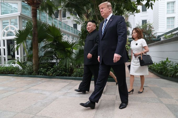 Jednání Trumpa a Kima v Hanoji.