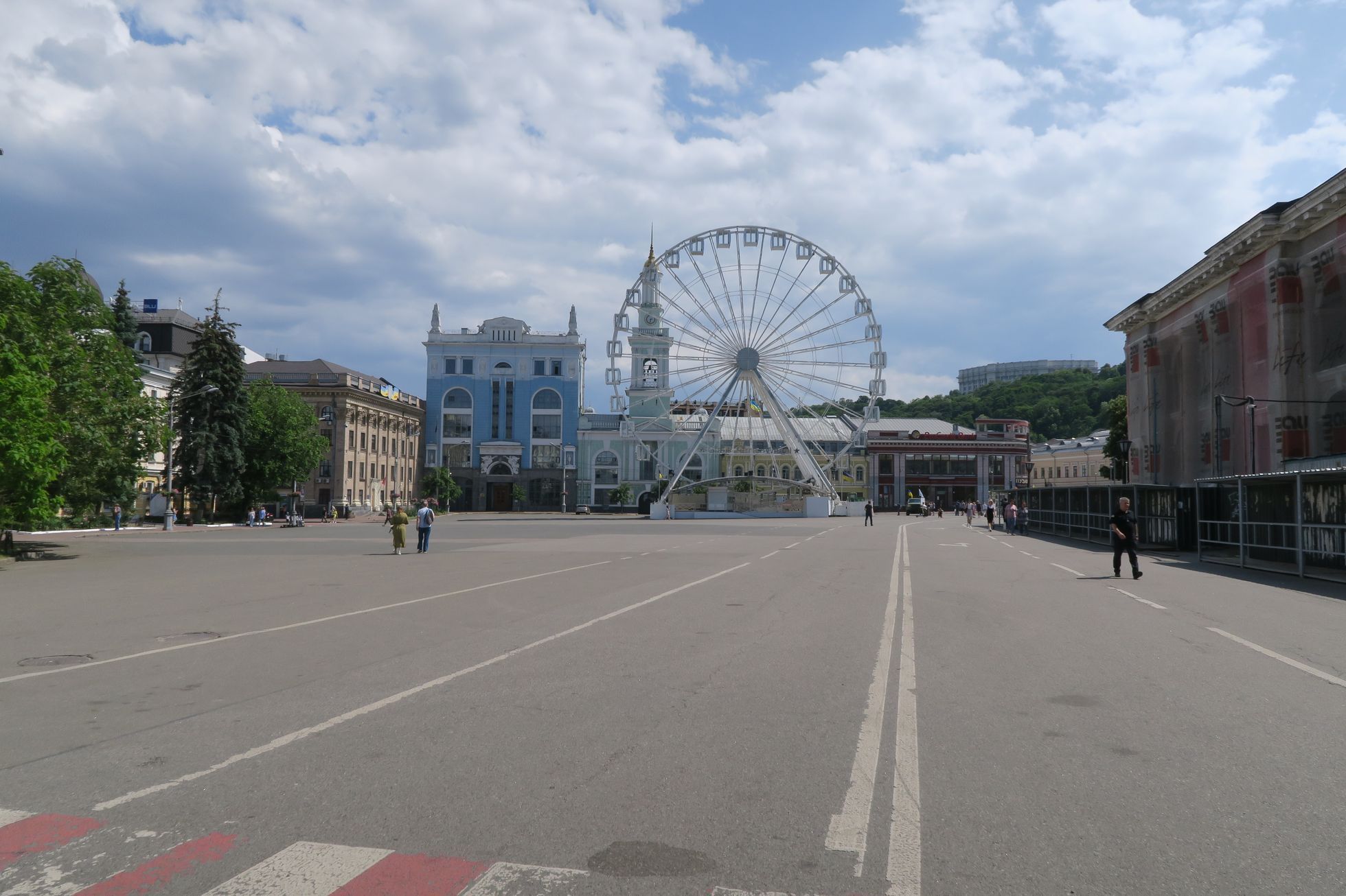 Ukrajina Kyjev ostřelování