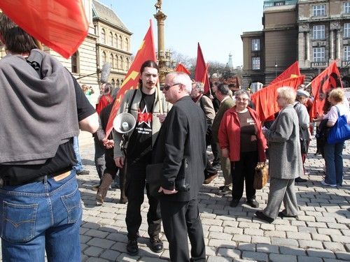 Demonstrace proti radaru