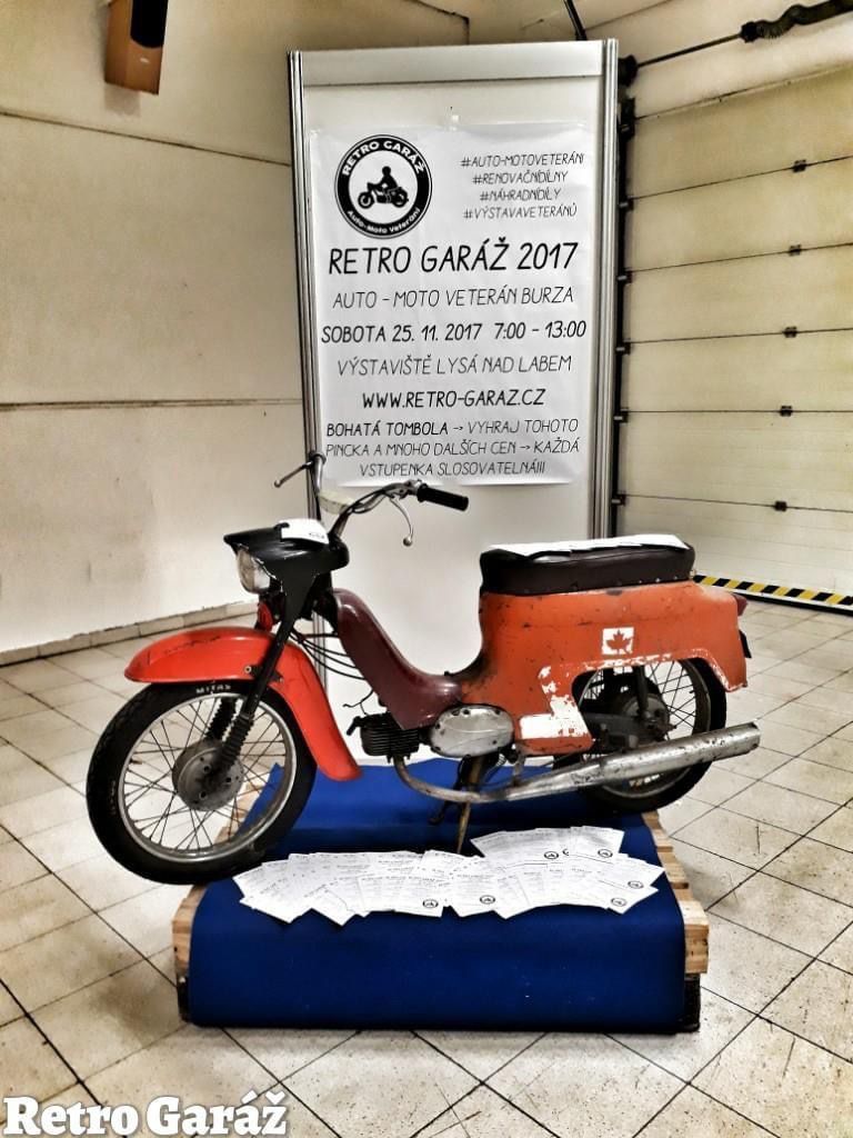 Jawa 250/559 Panelka v tombole na Retro Garáži + tomboly z minulých let