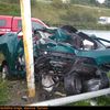 Nehoda Peugeotu 306 u Turnova