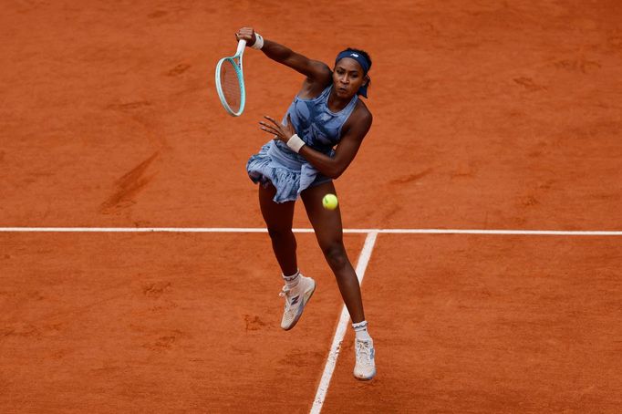 Coco Gauffová ve finále French Open 2025