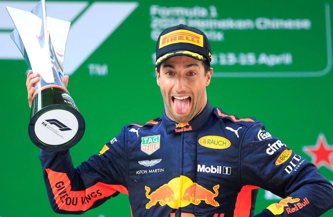 F1 VC Číny 2018: Daniel Ricciardo, Red Bull