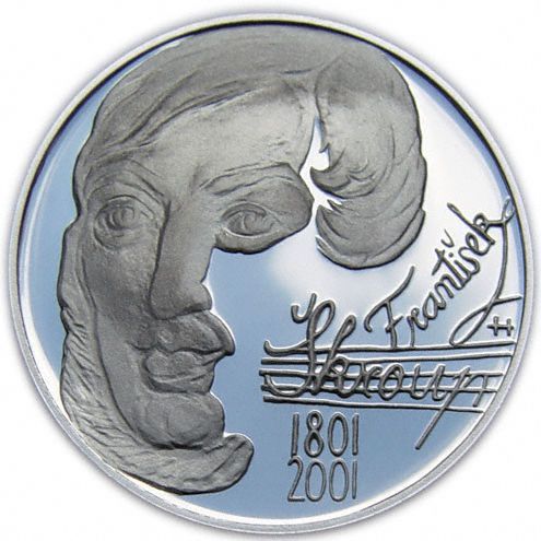 Pamětní stříbrná medaile - František Škroup