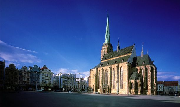 Věž katedrály sv. bartoloměje Plzeň