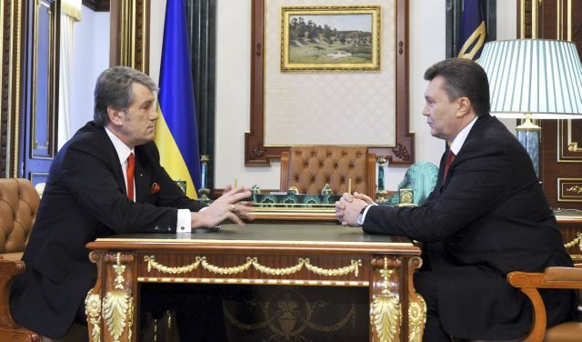 Ukrajina Juščenko Janukovyč