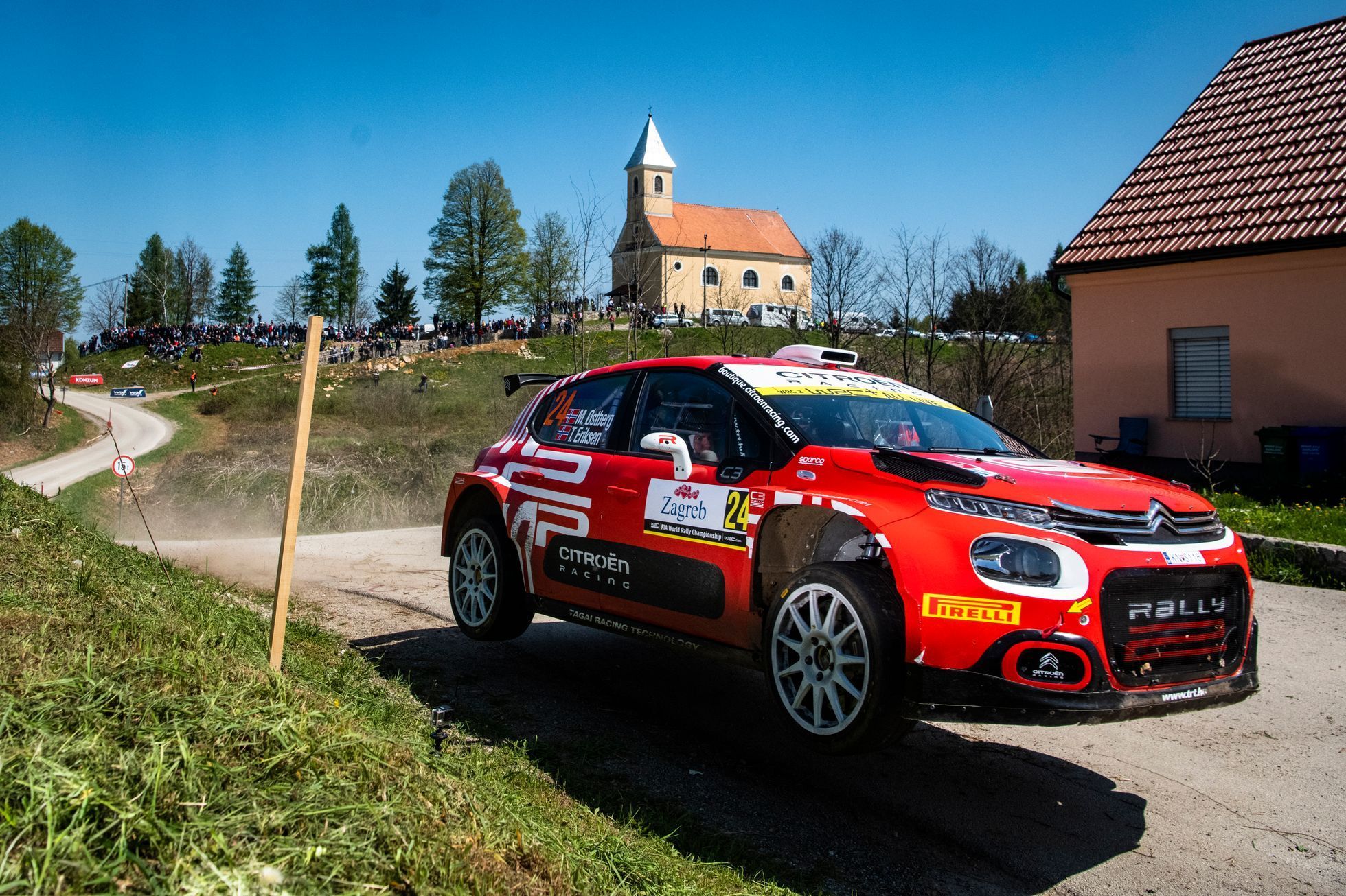 Mads Østberg, Citroën na trati Chorvatské rallye 2021