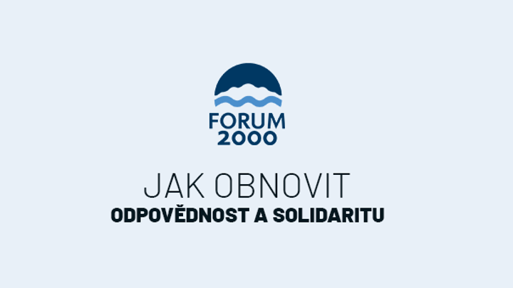 Konference Forum 2000 řeší globální spolupráci v čase koronaviru i nárůst netolerance