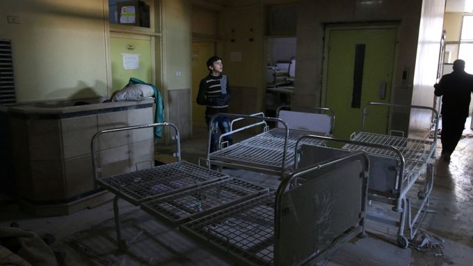Nemocnice ve východním Aleppu.