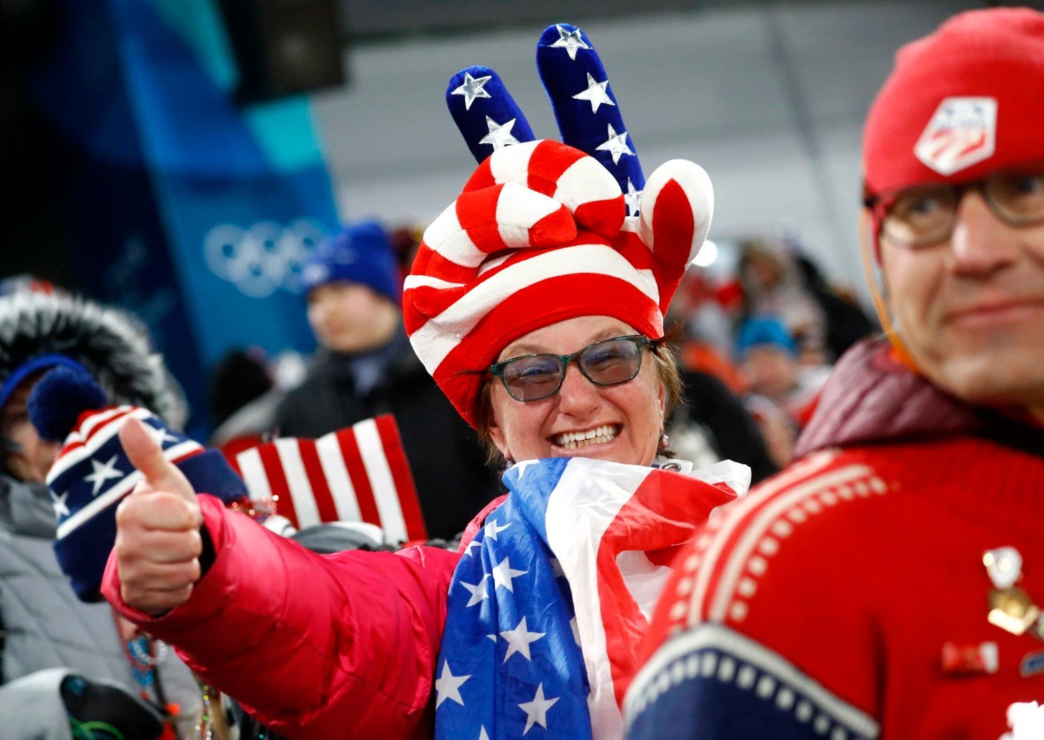 ZOH 2018: americká fanynka