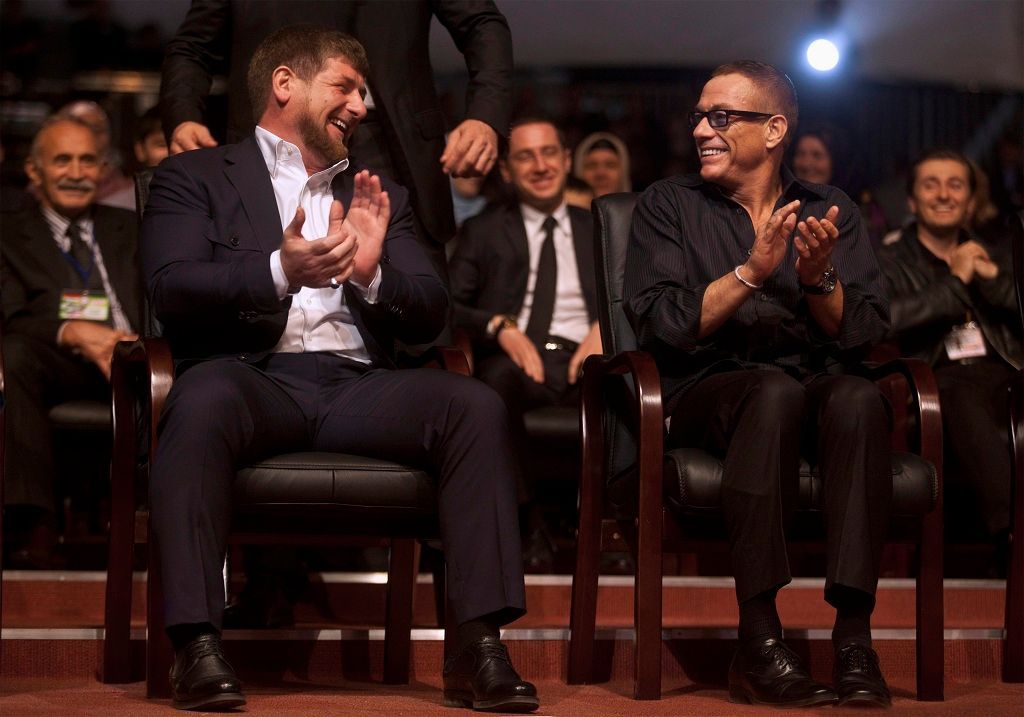 Jean-Claude Van Damme na narozeninách čečenského prezidenta Kadyrova