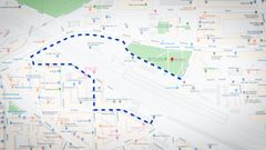 Mapa cesty ke čtvrtému vršovickému nástupišti