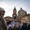 Stávka odborů, protest, demonstrace, pochod