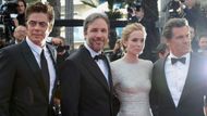 Na 68. ročník filmového festivalu v Cannes dorazili Benicio Del Toro a Emily Blunt představit svůj nový film Sicario, což ze španělského překladu znamená nájemný vrah.