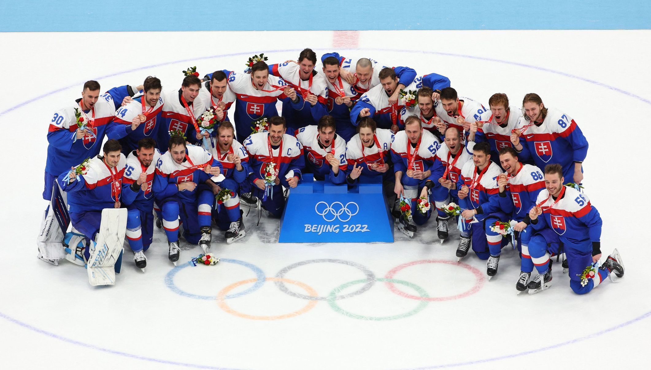 Foto bronzových medailistů