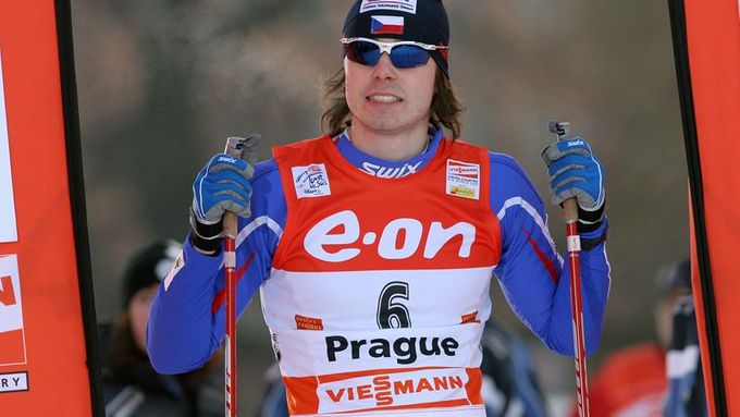 Aleš Razým postoupil ve sprintu jako jediný z českých reprezentantů.