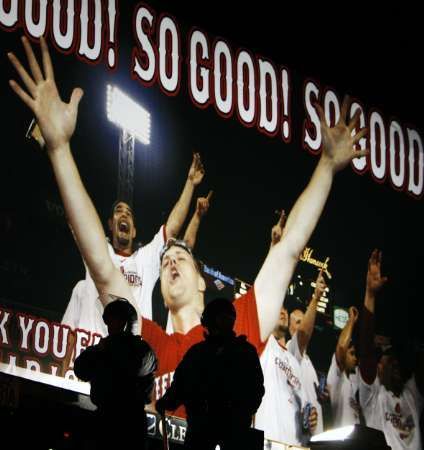 Boston slaví titul ve Světové sérii