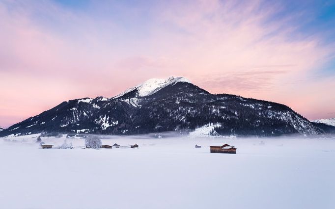 Zugspitz Arena, Ehrwald, Lermoos. Rakousko