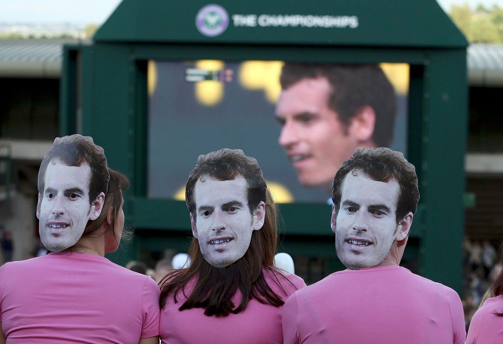 Fanoušci na Wimbledonu 2013