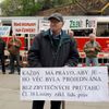 Demonstrace na podporu Jiřího Čunka