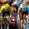 Tour de France 2017, 17. etapa: Chris Froome, Romain Bardet a Rigoberto Ura