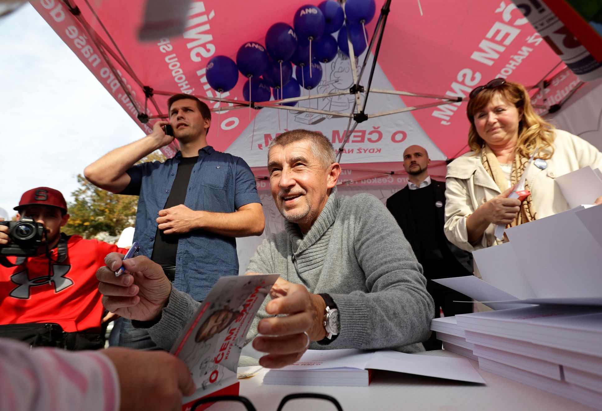 Andrej Babiš ANO volby 2017 volební kampaň Praha
