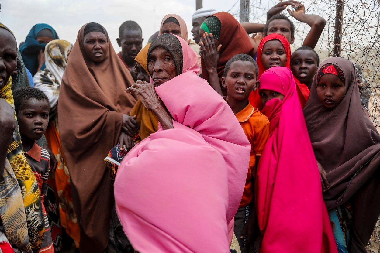 Somálští uprchlíci v táboře Dadaab