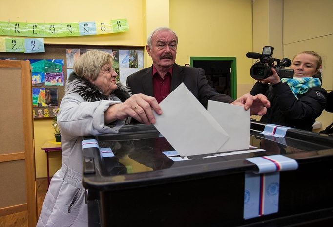 Přemysl Sobotka volil v rodném Liberci.