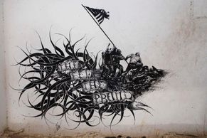 Graffiti z Afghánistánu aneb jak se baví vojáci, když nebojují